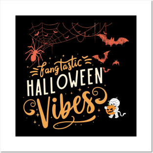 Fangtastic Halloween Vibes Posters and Art